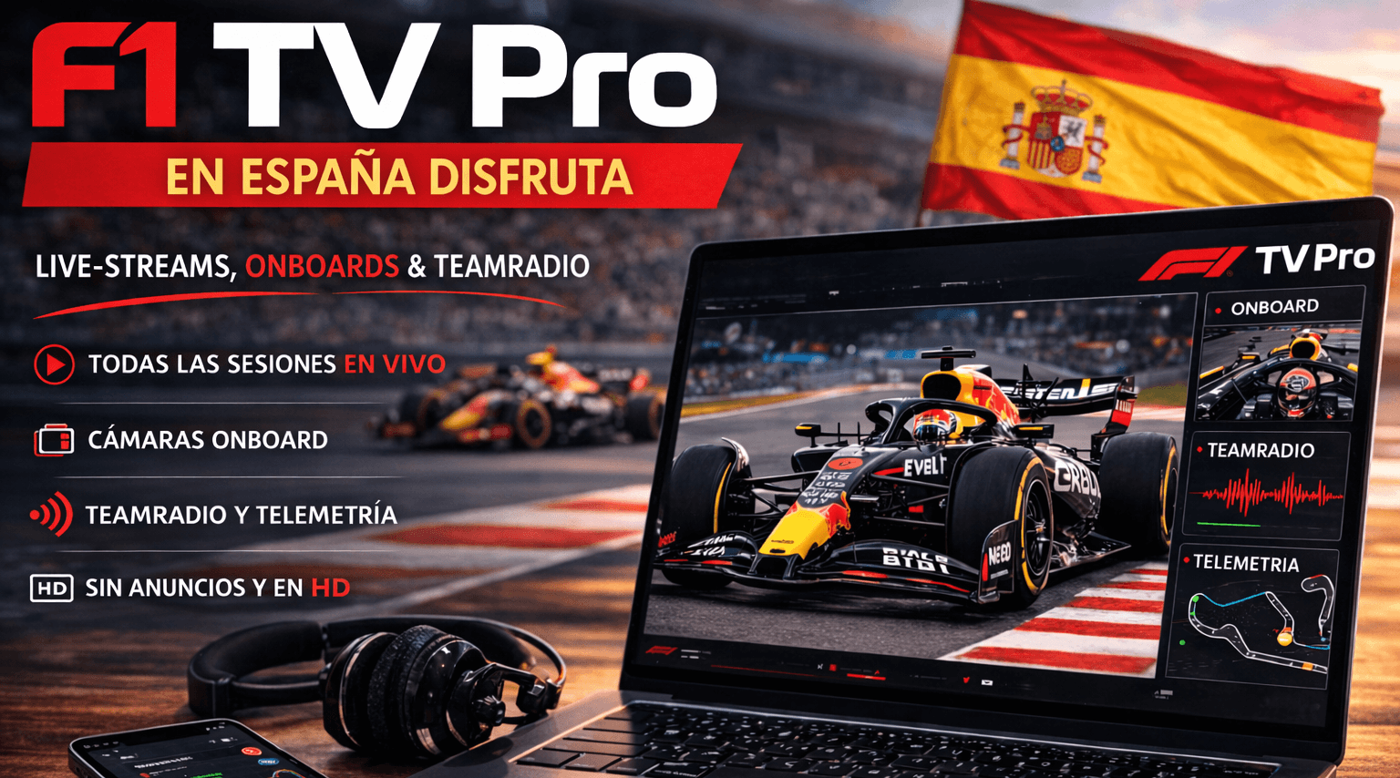 F1 TV Pro en Espana