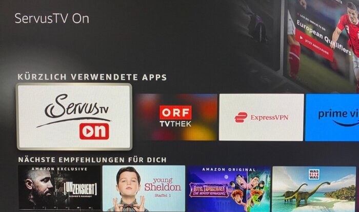 formel 1 auf dem firestick