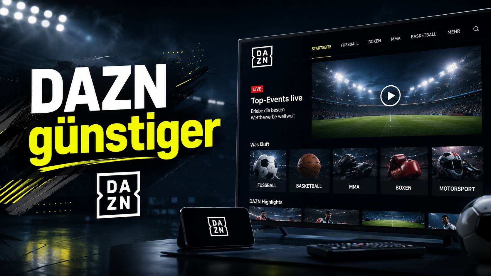 DAZN günstiger