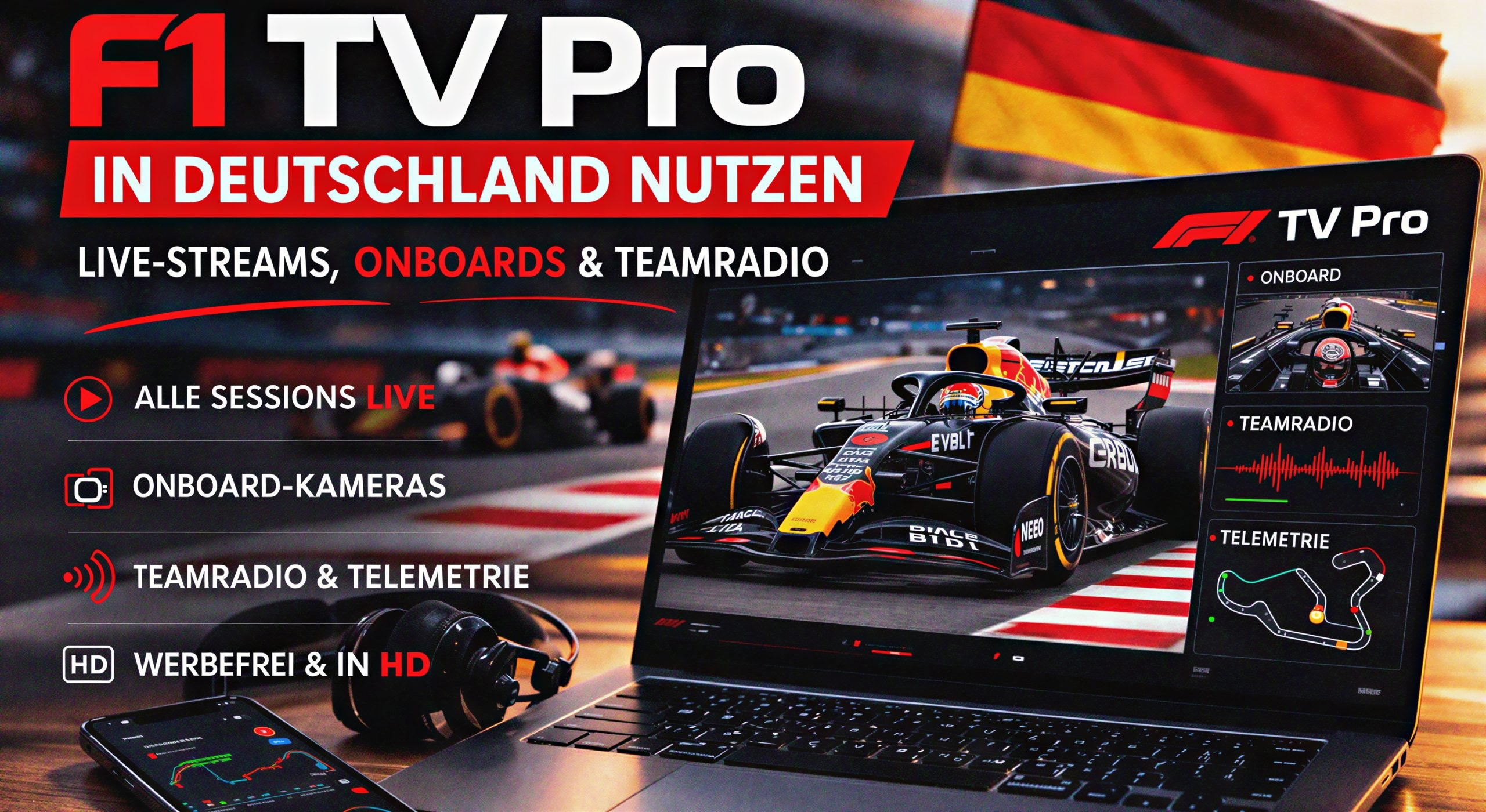 F1 TV Pro in Deutschland