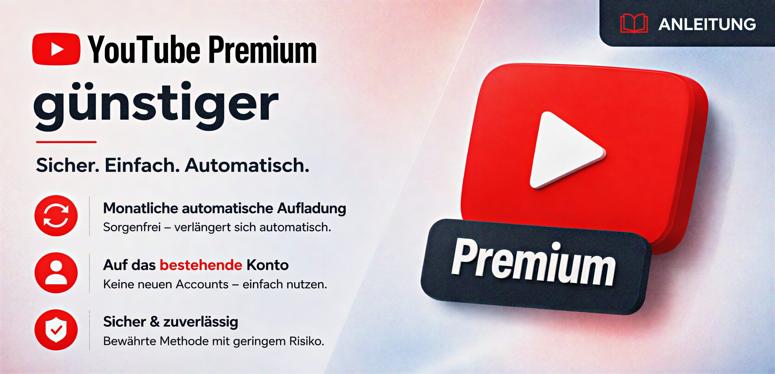 YouTube Premium günstiger