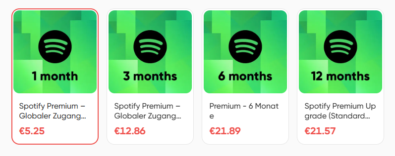 Spotify Premium Angebot